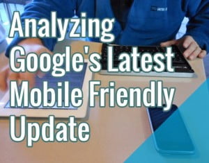Studying Google’s modern day cell friendly update