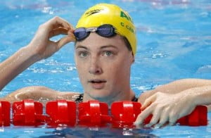Australia’s Campbell breaks 100m freestyle world document