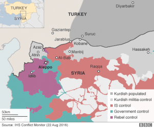 Syria war: Rival claims as Turkish strikes kill at least 25