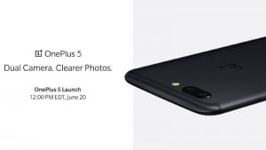 OnePlus 5 Official Image Shows Design Similar to iPhone 7 Plus’