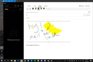 Windows 10’s Mail app will finally let you write emails with a stylus