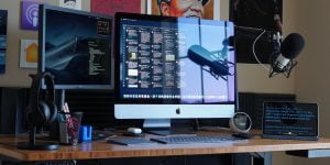 Office tour — standing desk, favorite apps, Mac setup, and more