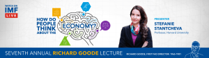 Seventh Richard Goode Lecture: How do people think about the economy?